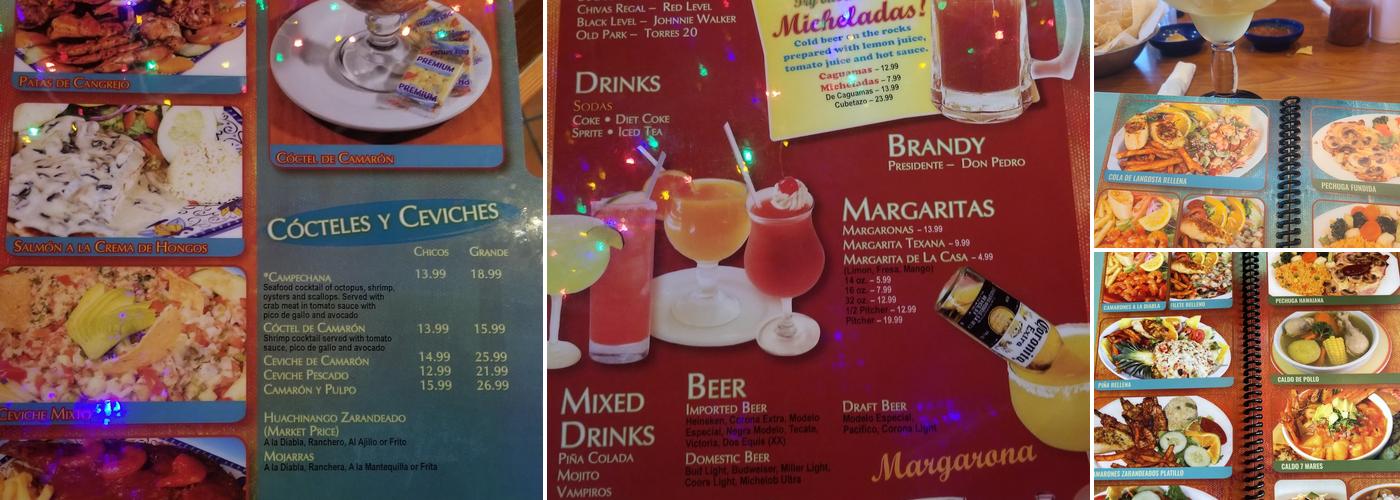Los Portales Mexican Grill Menu