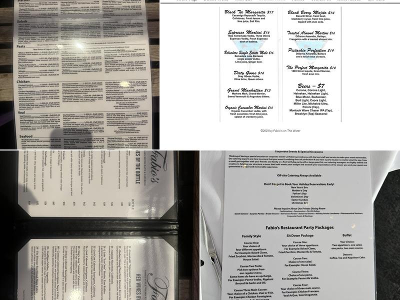 Fabio’s Restaurant Menu
