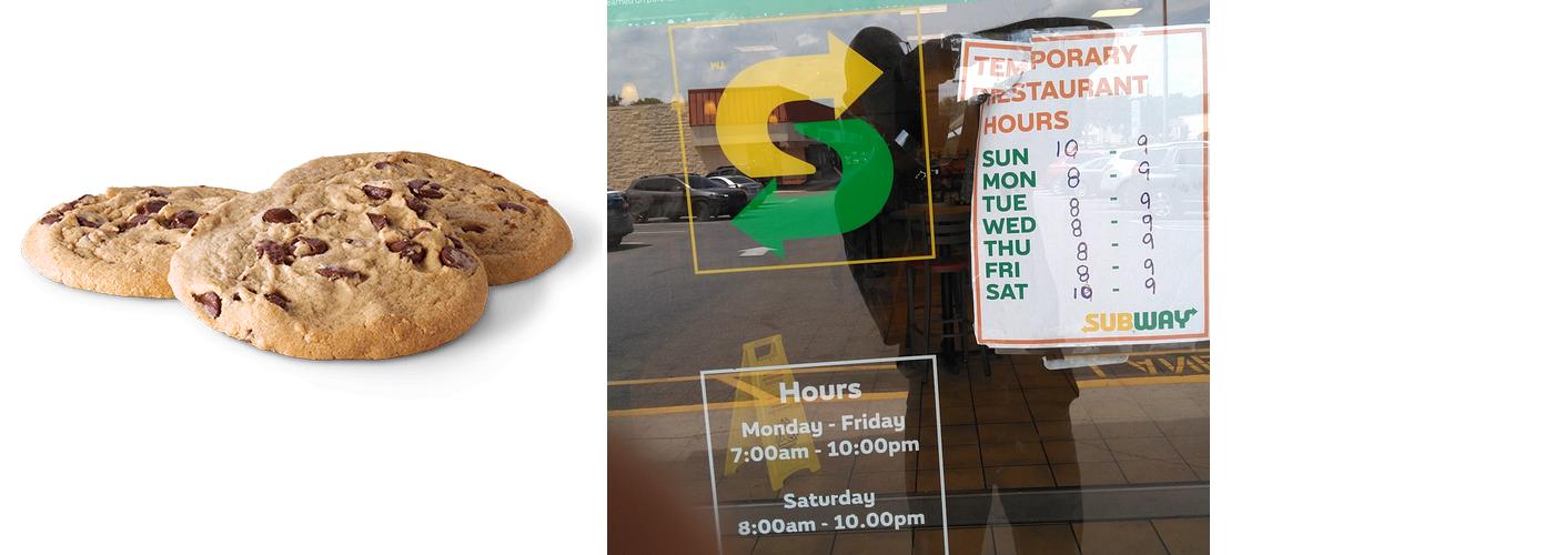 Subway Menu