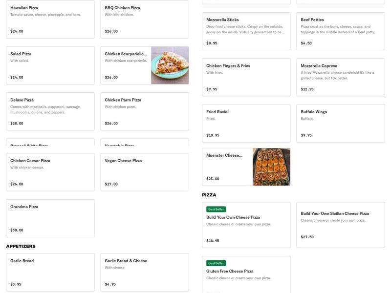 Slices Menu