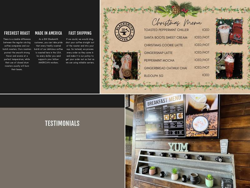 BW Blacksmith Deli and Grill Menu