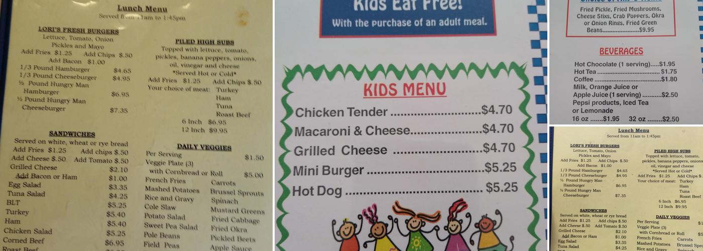 Lori's Menu