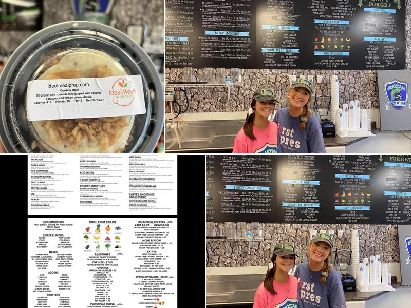 Spartan Smoothies & Nutrition Menu