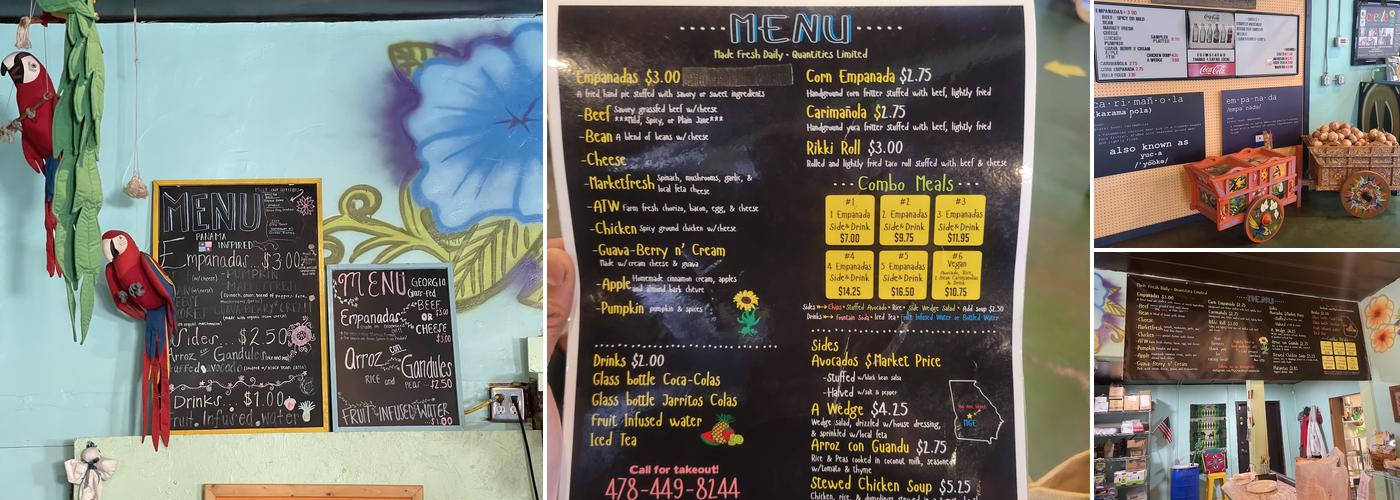 My Grandma's Empanadas Menu