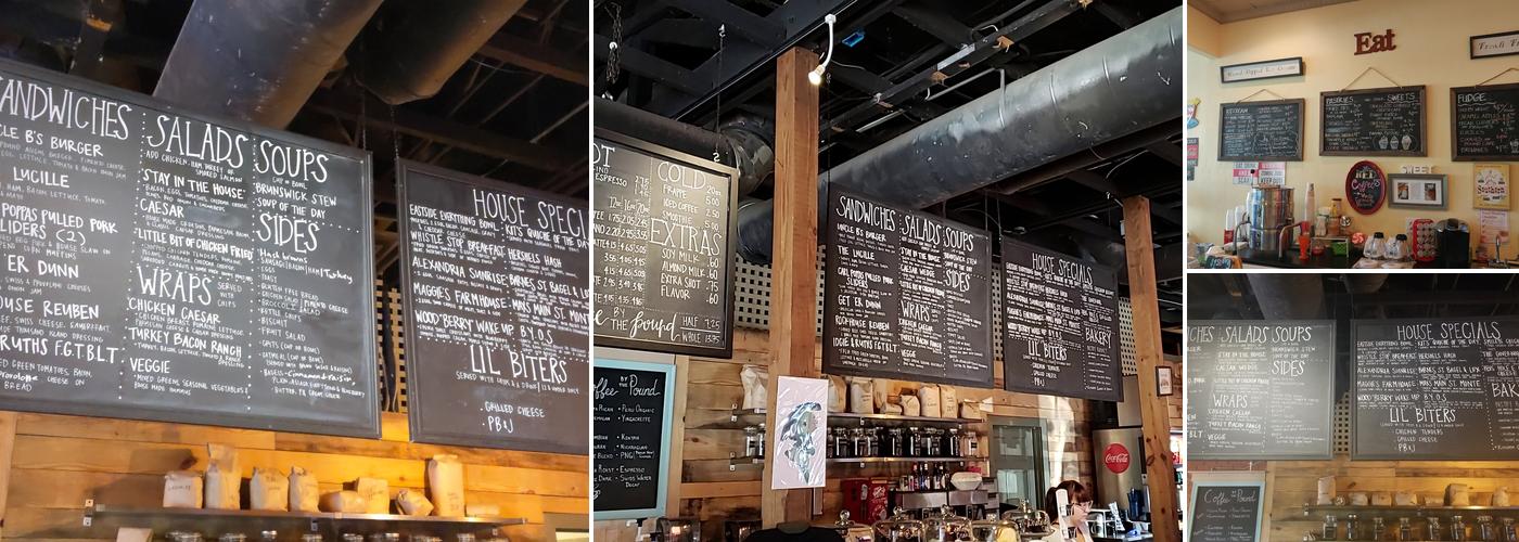 Senoia Coffee and Cafe Menu