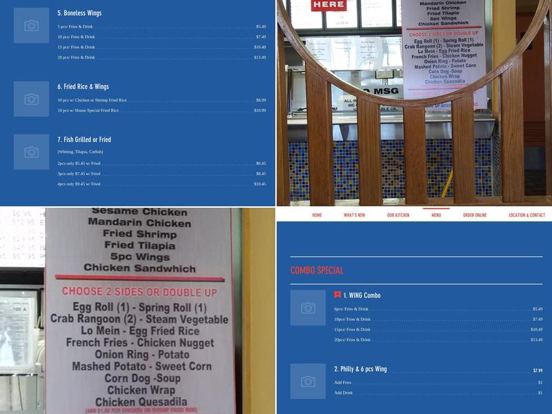 Dollar Cafe Menu