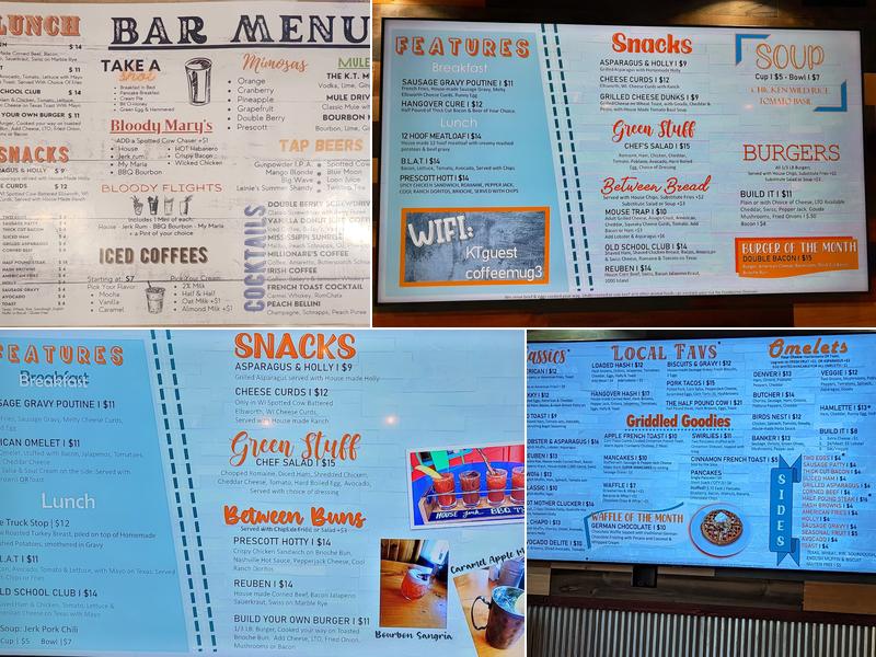 The Kitchen Table Menu