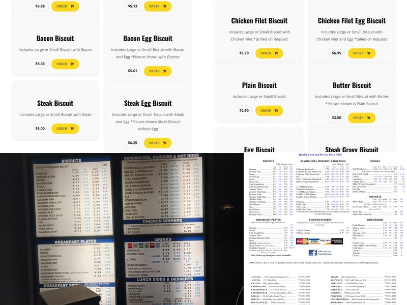 Martin's Restaurant - Cartersville #2 Menu