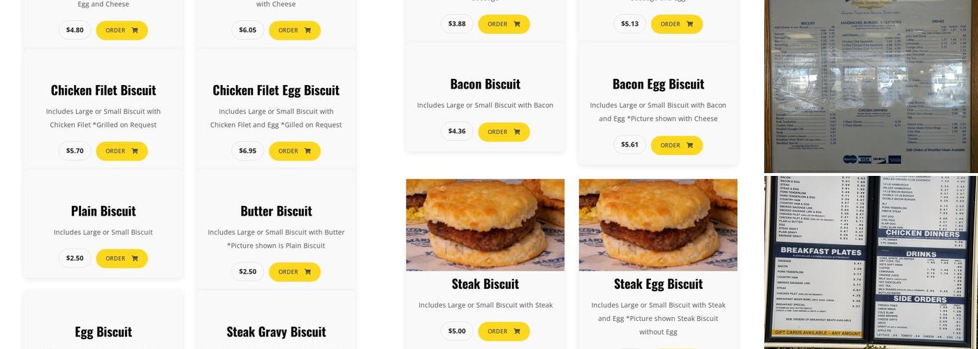 Martin's Restaurants - Hiram Location Menu