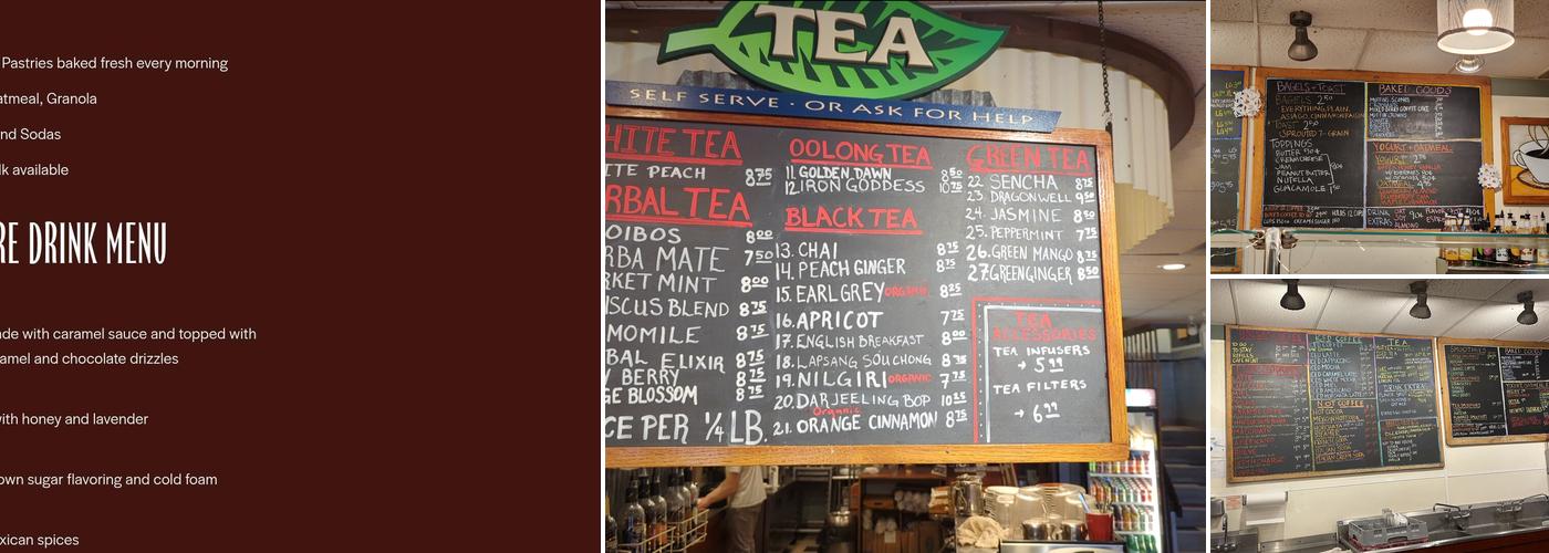 Goodbye Blue Monday Coffeehouse Menu