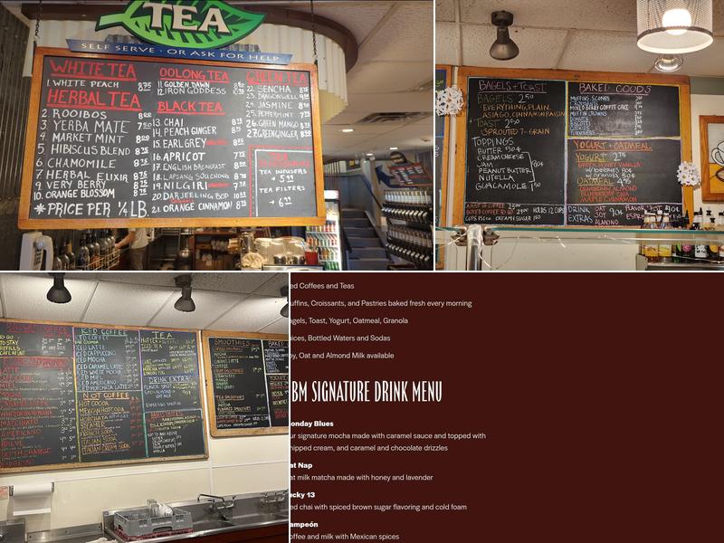 Goodbye Blue Monday Coffeehouse Menu