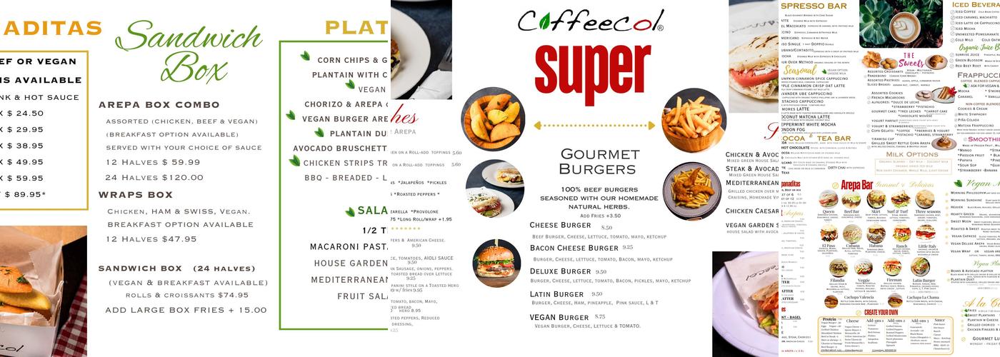 Coffeecol Menu