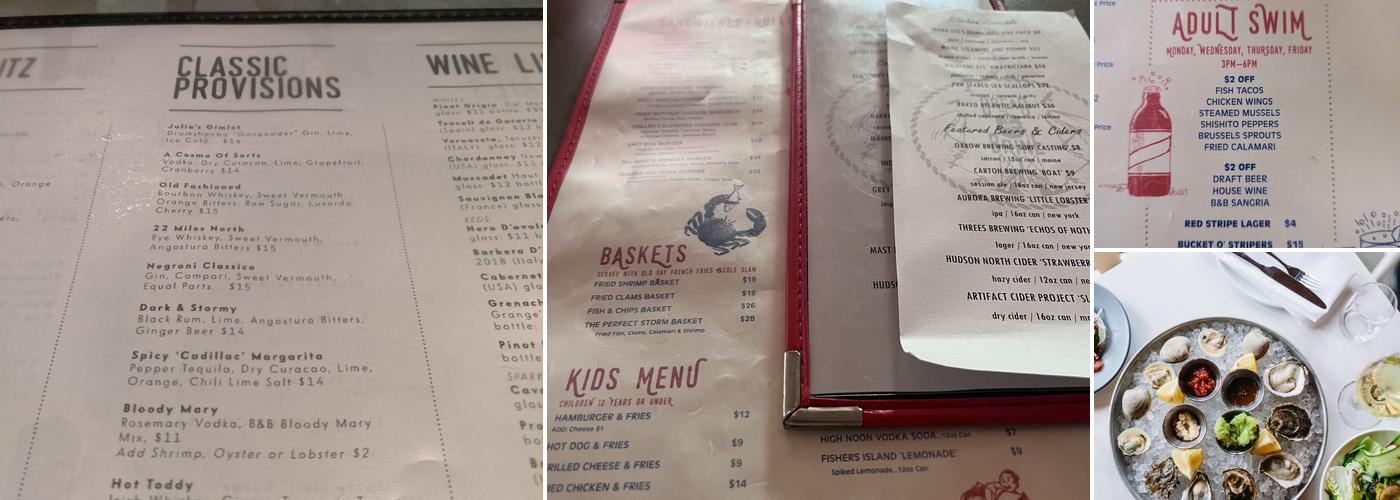 Bread & Brine Menu