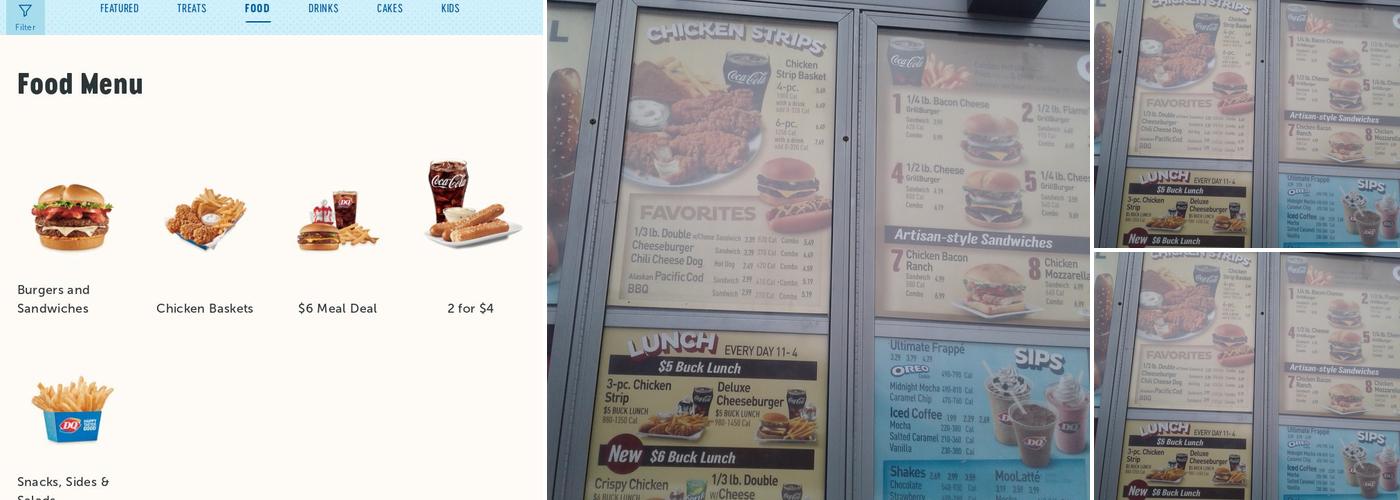 Dairy Queen Grill & Chill Menu
