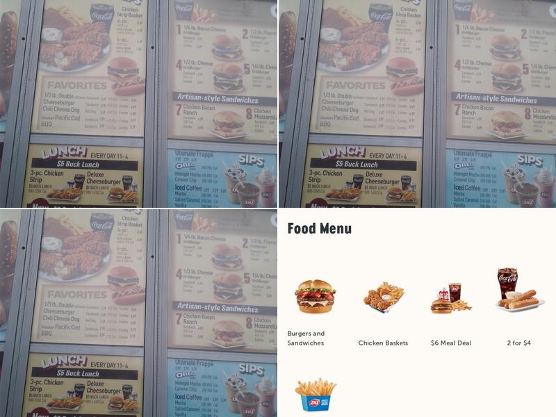Dairy Queen Grill & Chill Menu
