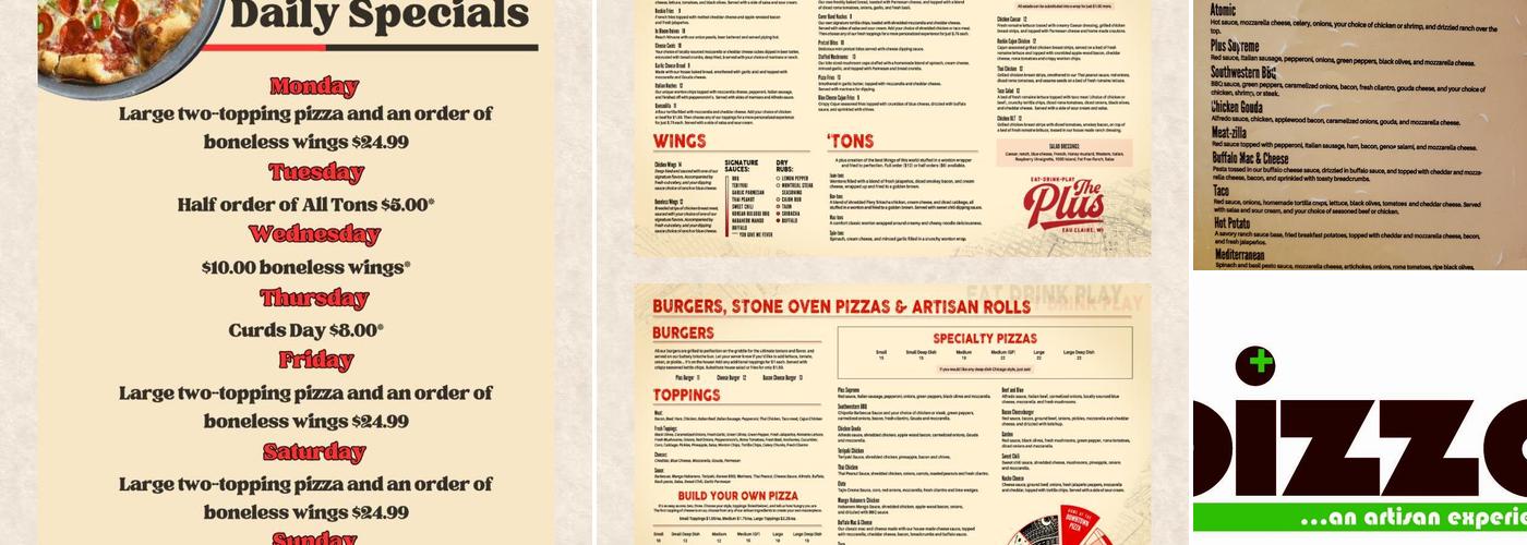 The Plus Menu