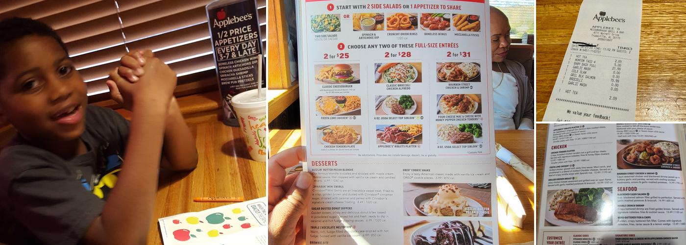 Applebee's Grill + Bar Menu