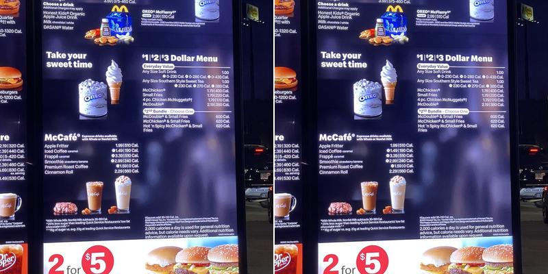 McDonald's Menu