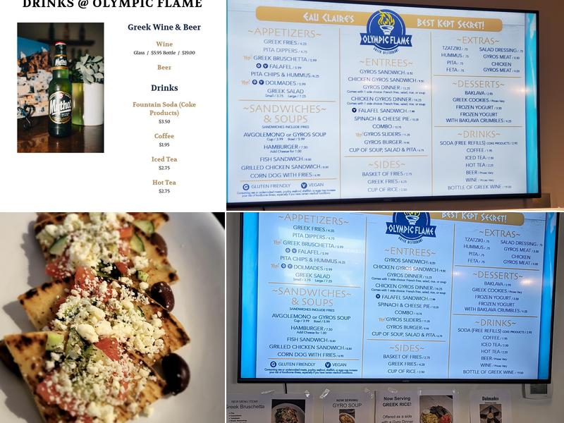 Olympic Flame Menu