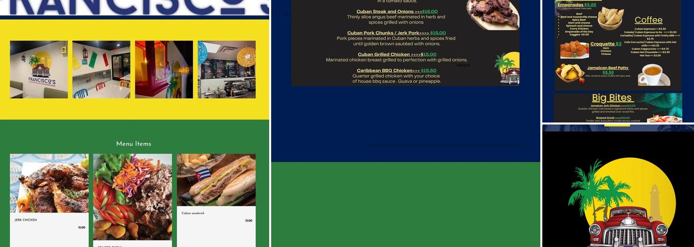 Francisco's Restaurant Menu