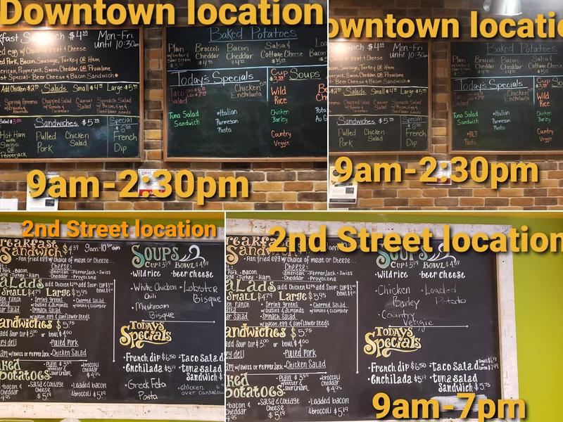 Salad Brothers Cafe & Deli Menu