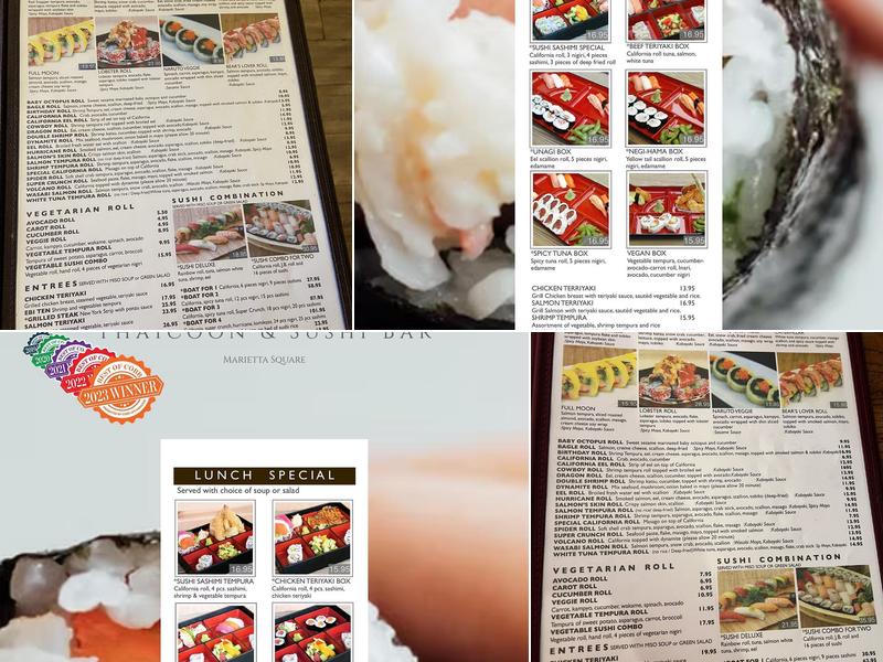 Thaicoon & Sushi Bar Menu