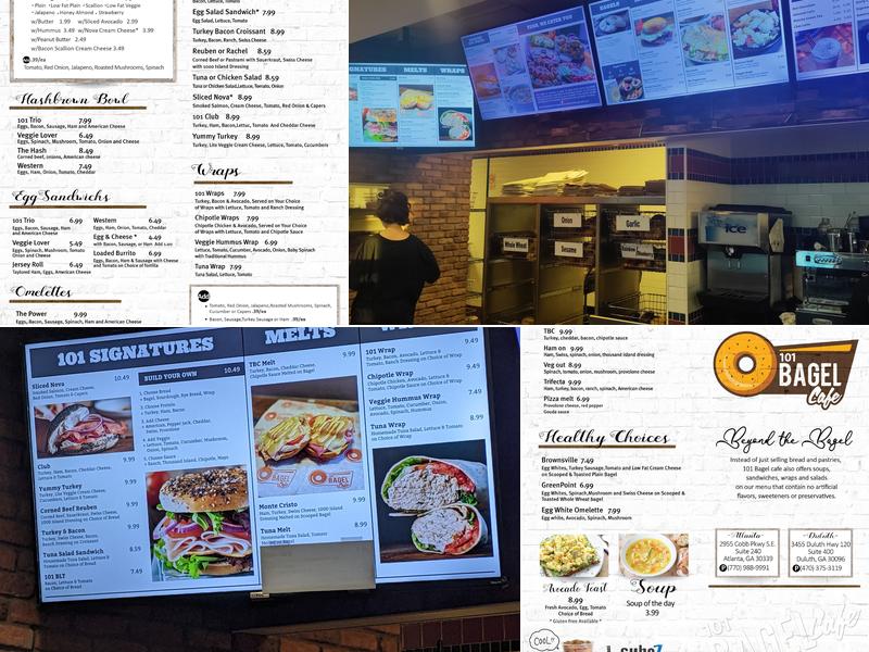 101 Bagel Cafe Menu