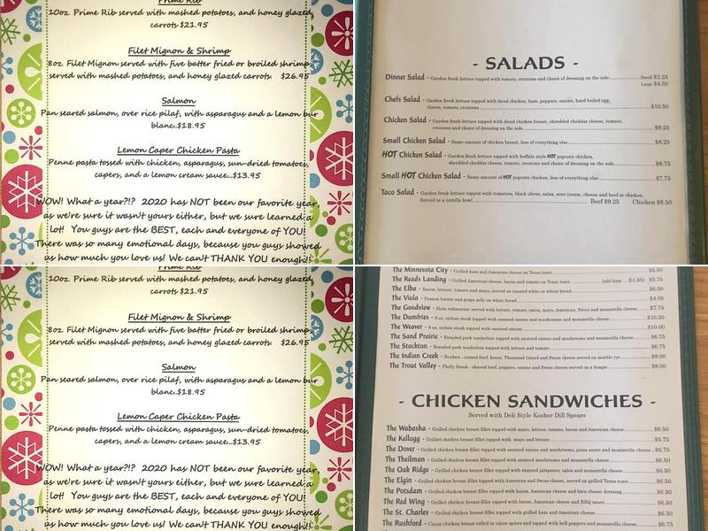 Eagle View Bar & Grill Menu