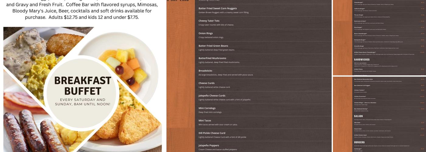 Stockyards Bar and Grill Menu