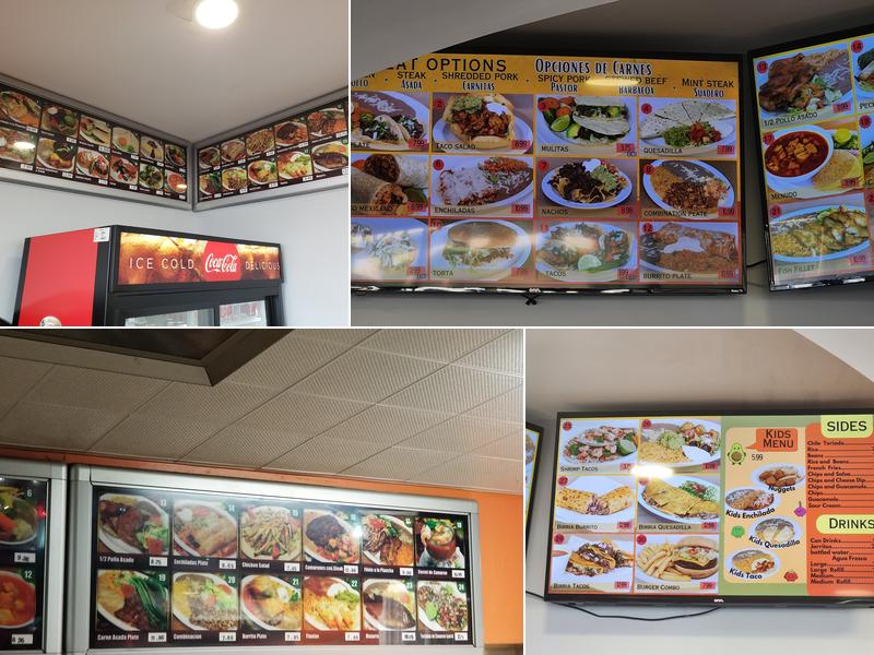 Don Pedro's Mexican Restaurant Menu