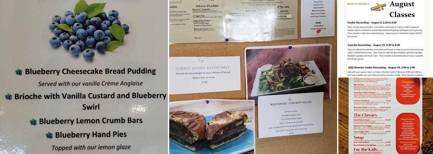Gabriel's Restaurant and Bakery Menu