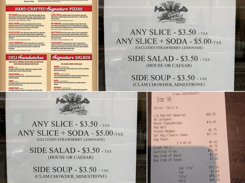 Me-n-Ed's Coney Island Grill Menu