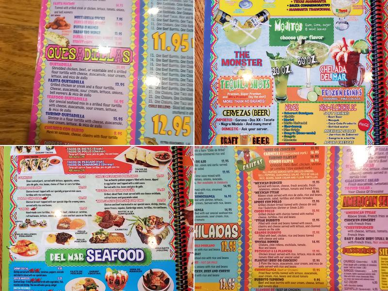 El Toreo Mexican Restaurant Menu