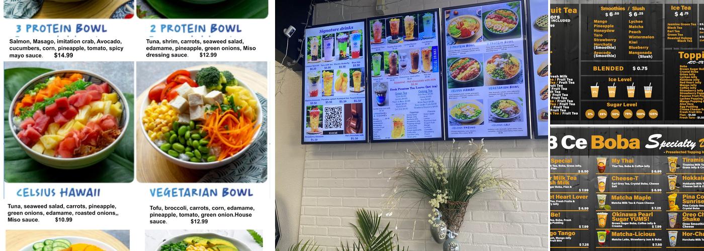 3 Ce Boba Menu