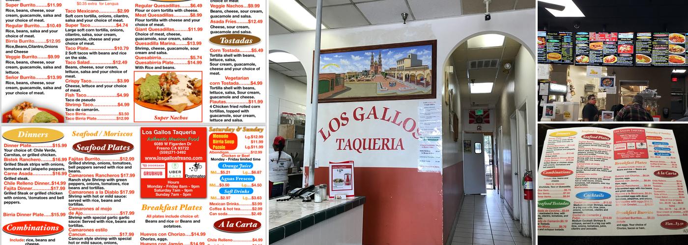 Los Gallos Taqueria Menu