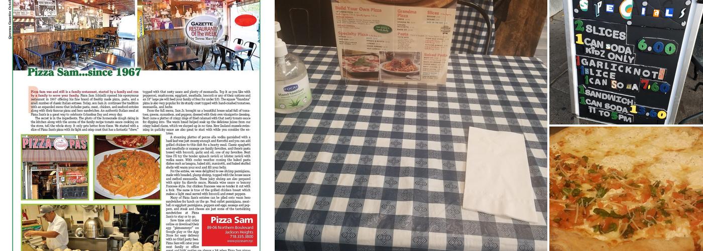 Pizza Sam Menu