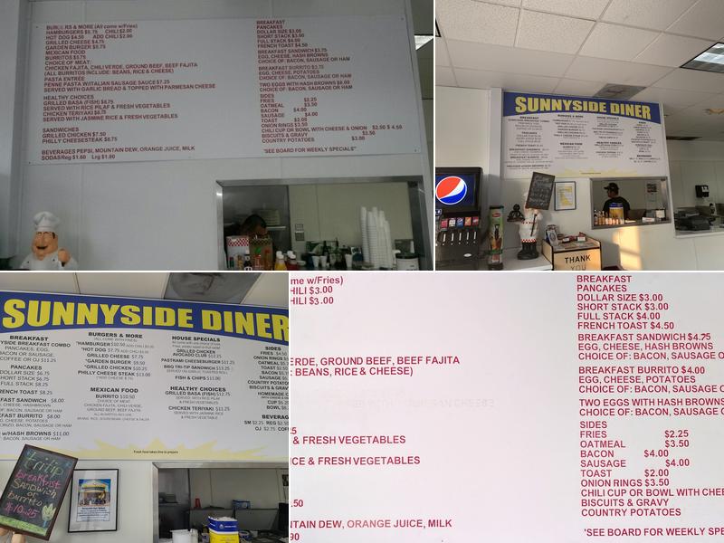 Sunnyside Diner Menu