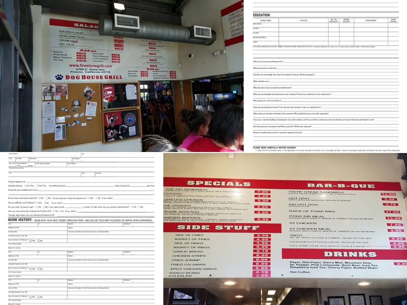 Dog House Grill Menu