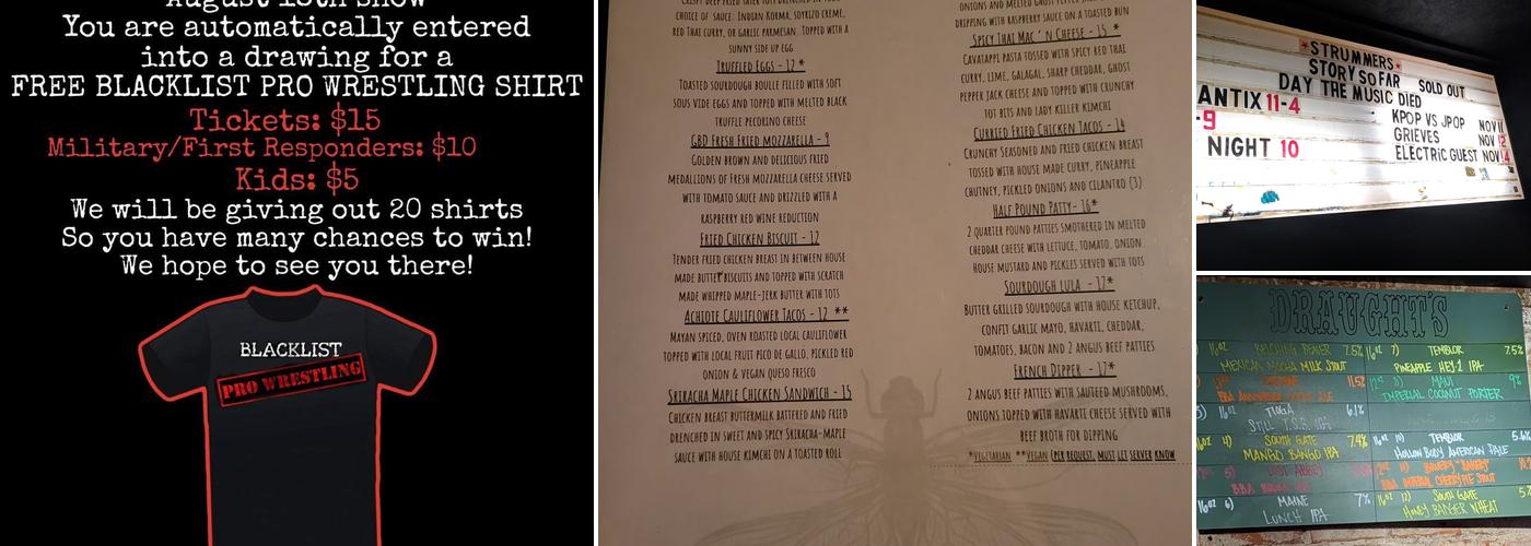 Strummer's Bar & Grill Menu