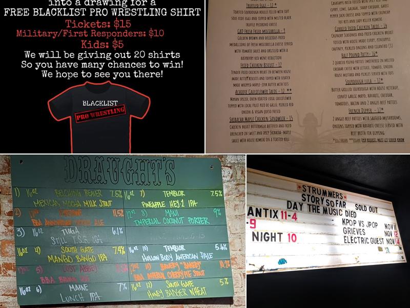 Strummer's Bar & Grill Menu