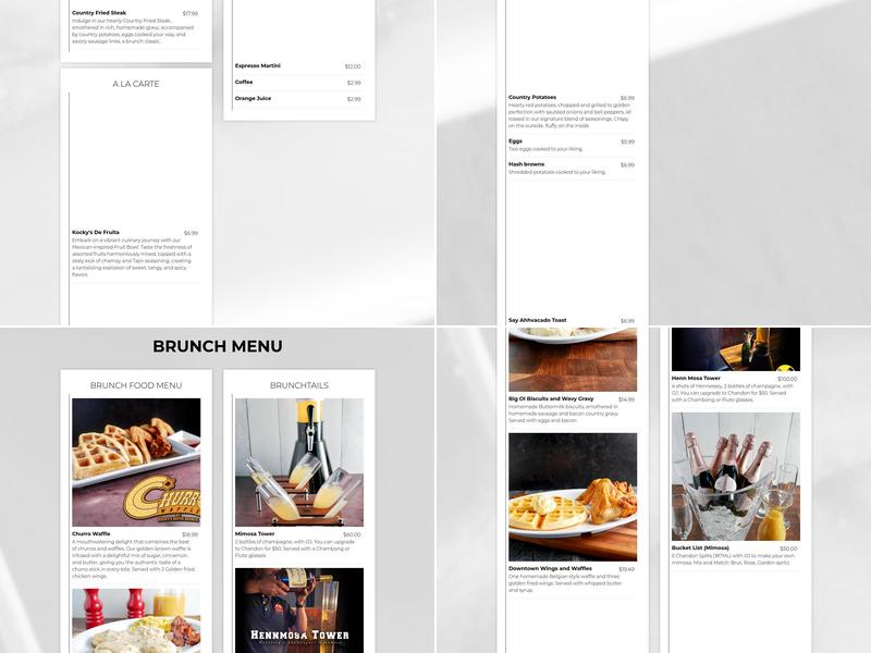 Kocky's Bar and Grilll Menu