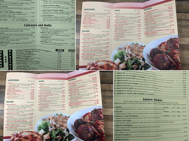 Whitepoint Pizza Menu