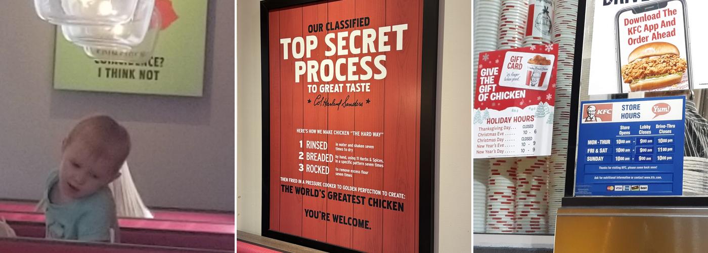 KFC Menu
