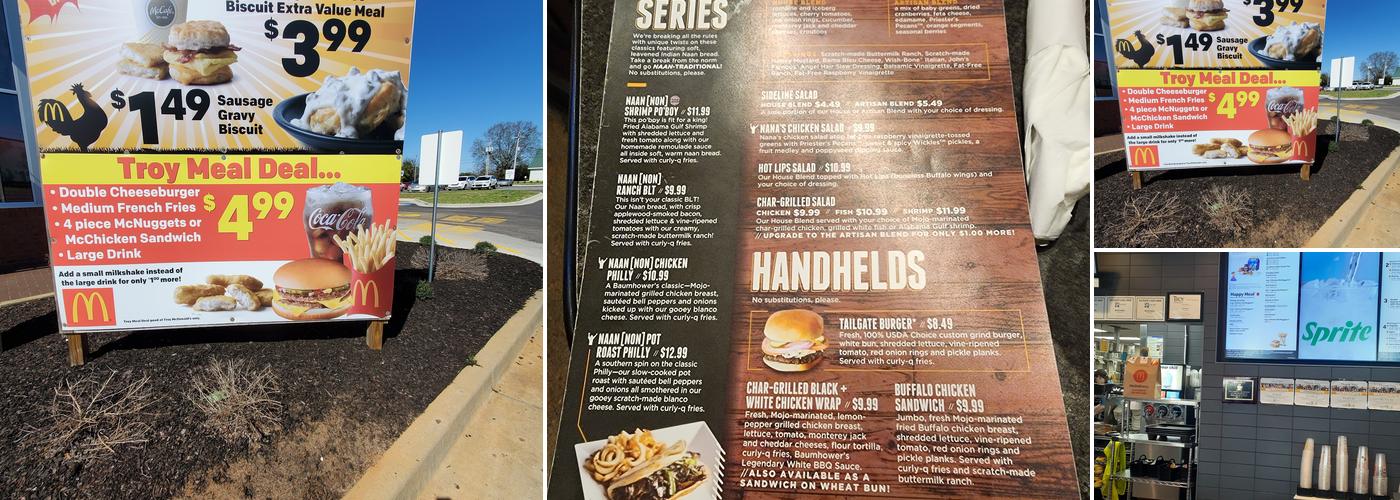 McDonald's Menu