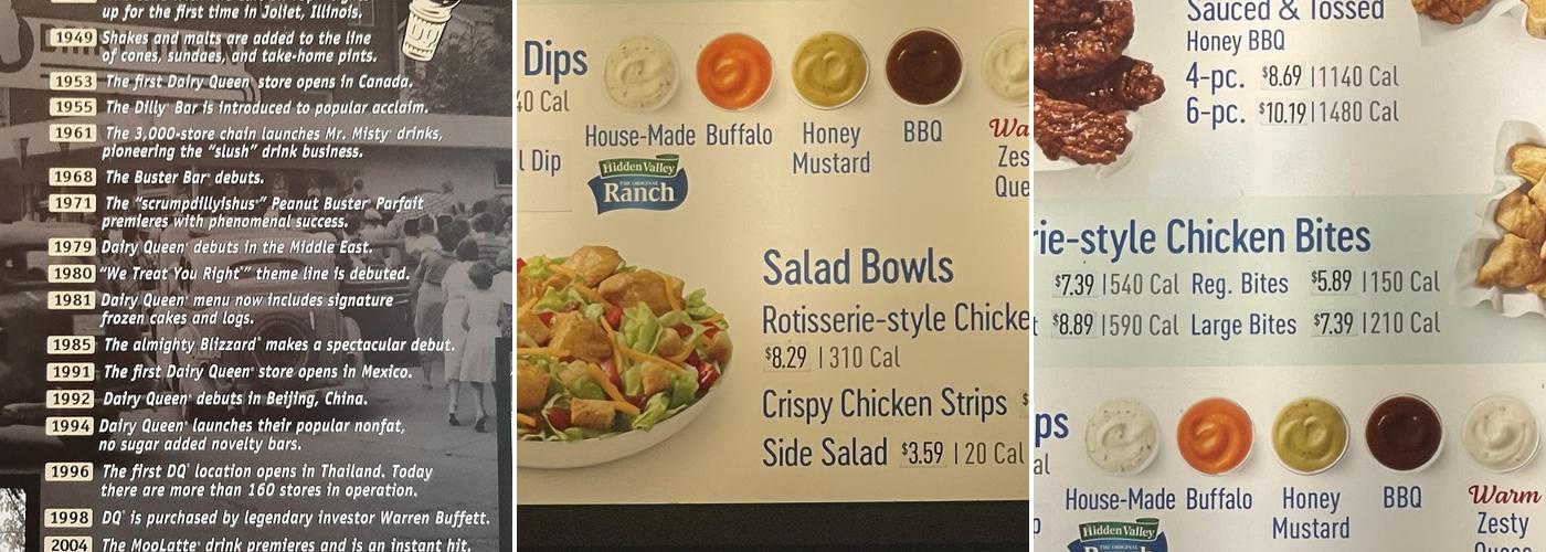 Dairy Queen Grill & Chill Menu