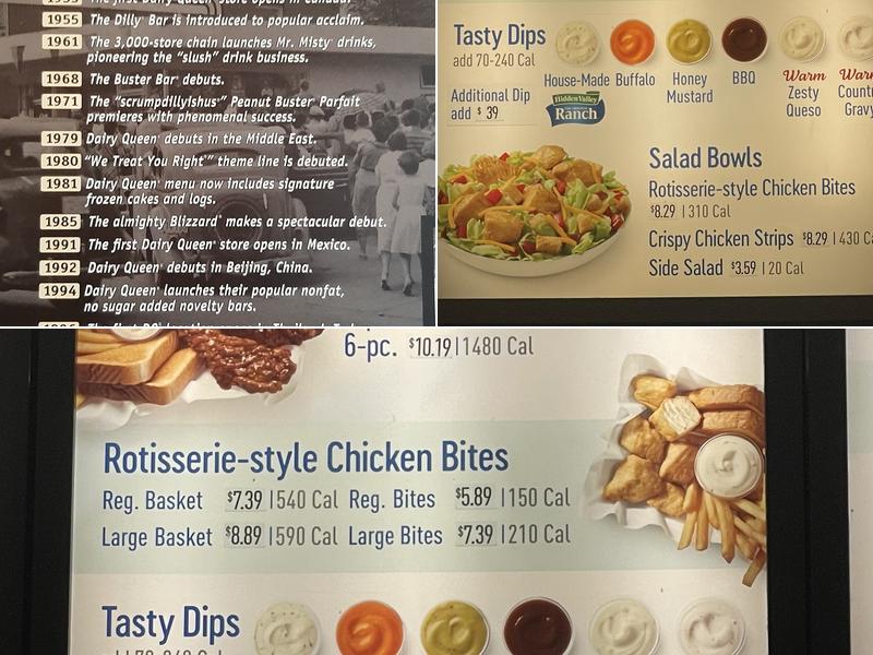 Dairy Queen Grill & Chill Menu