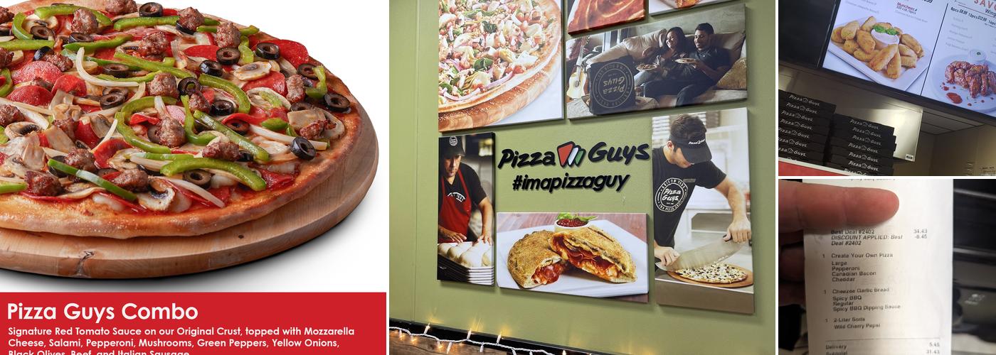 Pizza Guys Menu