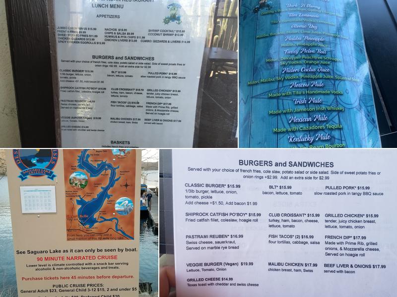 Shiprock Restaurant Menu