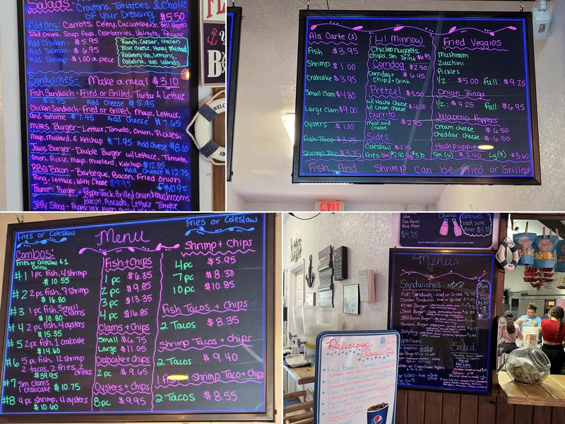 Mike's Fish and Chips Menu