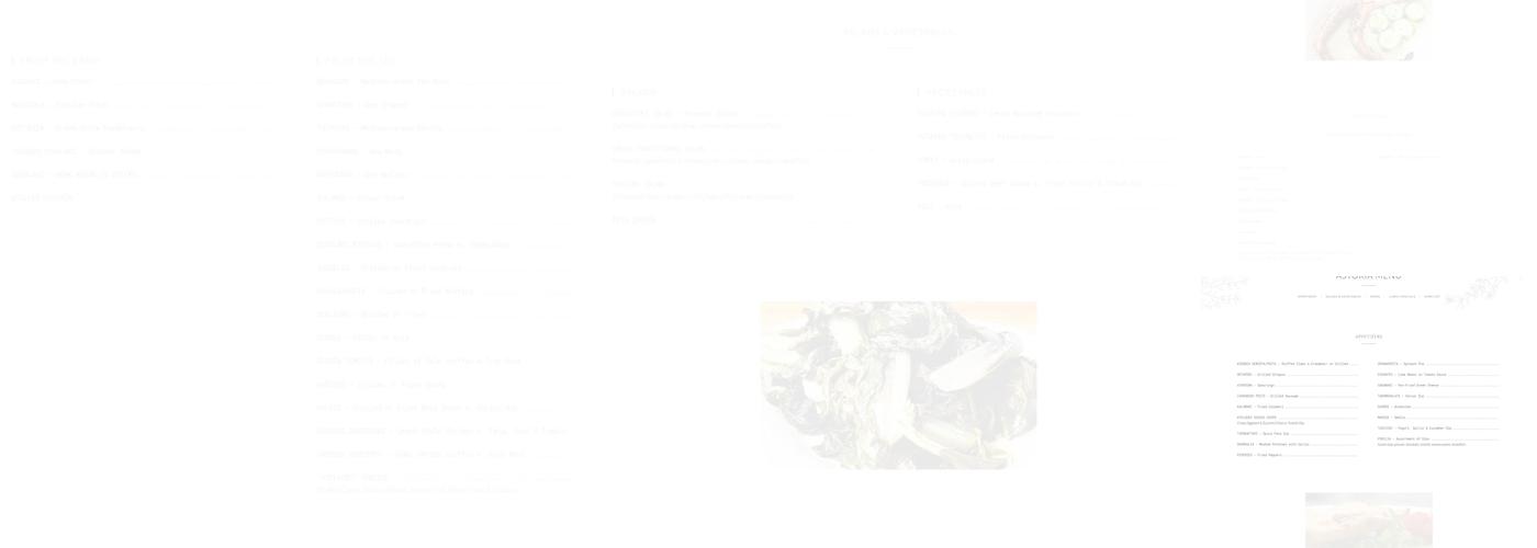 Taverna Kyclades Menu